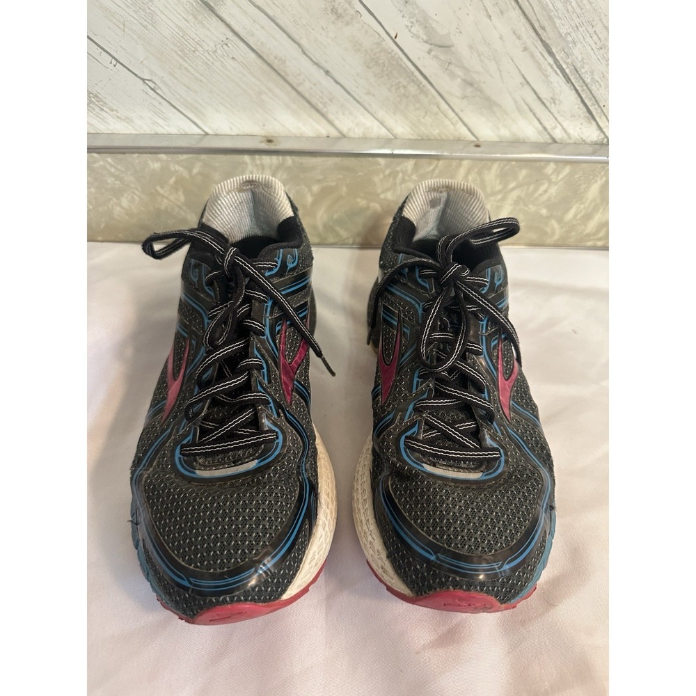 Brooks Adrenaline GTS 16 Women's Sz 8.5 B Medium Running Shoes Black Purple - Picture 3 of 10